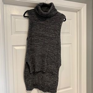 Sleeveless Turtleneck Sweater